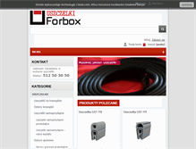 Tablet Screenshot of forbox.pl